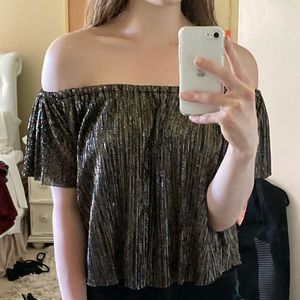 Zara off shoulder top! Never worn & tag on